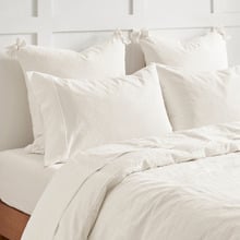 Carmine Washed Cotton Pillowcases (Set of 2)